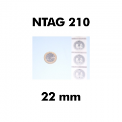 CIRCUS NTAG210 WET CLEAR ø22mm